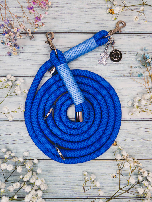 Premium rope leash for puppies and small dogs. Luxury dog accessories.