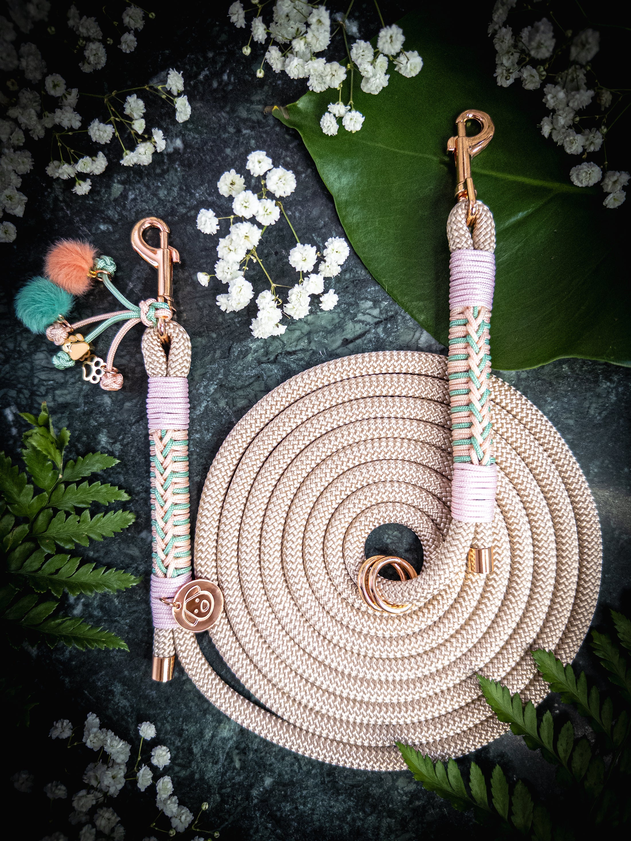 PEARL ROSÉ LEASH